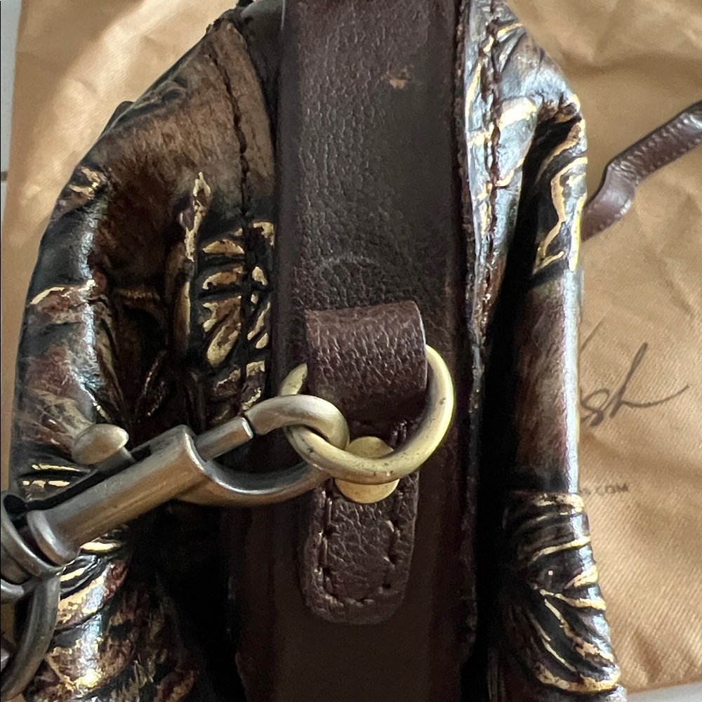 VGUC Patricia Nash Gracchi Embossed Leather Satchel (Macys Exclusive) - Picture 12 of 12